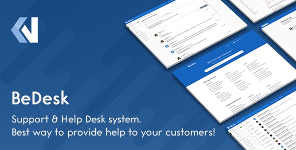 BeDesk v2.0.0 – Customer Support Software & Helpdesk Ticketing System