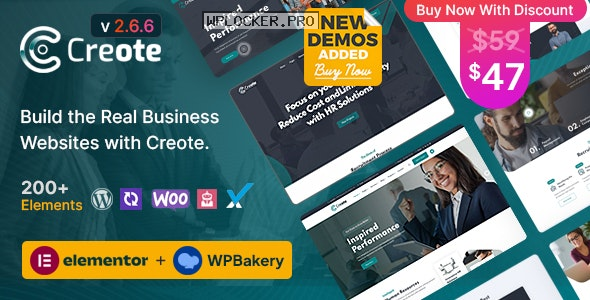 Creote v2.6.8 – Consulting Business WordPress Theme