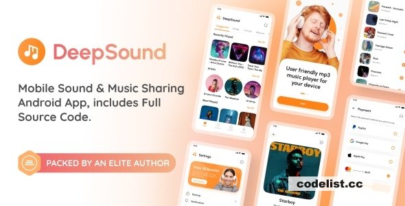DeepSound Android v3.3 – Mobile Sound & Music Sharing Platform Mobile Android Application
