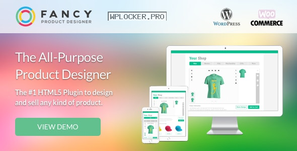 Fancy Product Designer v6.1.4 – WooCommerce plugin