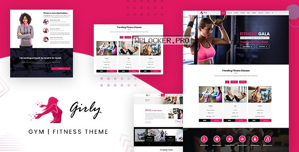 Girly Gym v2.5 – Gym Fitness WordPress Theme