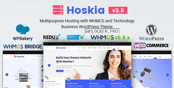 Hoskia v3.5 – Multipurpose Hosting with WHMCS Theme
