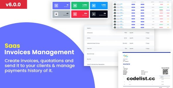 Invoice SaaS Management System v6.0.3 – Invoices SaaS / Billing Management / Laravel Invoice Management