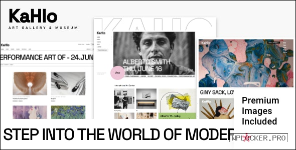 Kahlo v1.0 – Art Gallery and Museum Theme