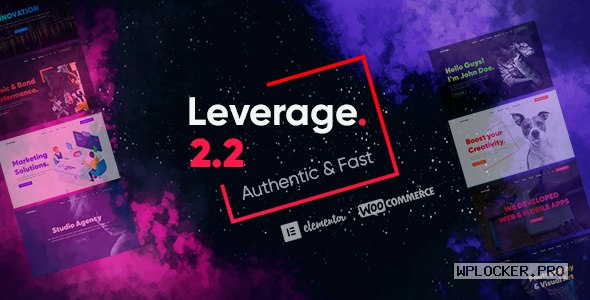 Leverage v2.2.6 – Creative Agency & Portfolio WordPress Theme