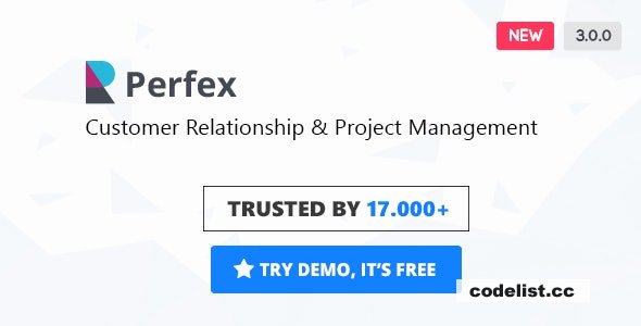 Perfex v3.1.0 – Powerful Open Source CRM