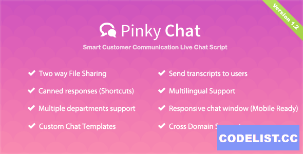 Pinky Chat v1.6 – Live Chat Support Script