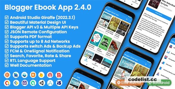 Blogger Ebook App v2.4.0 – Blogger API v3