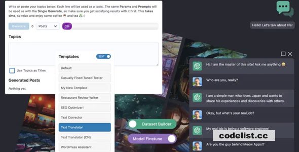 AI Engine Pro v2.2.1 – ChatGPT Chatbot, GPT Content Generator, Custom Playground & Features