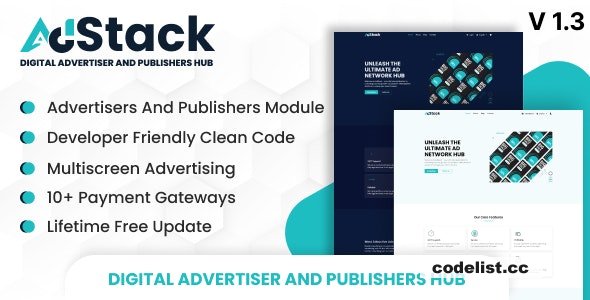 AdStack v1.3 – Digital Advertiser and Publishers Hub