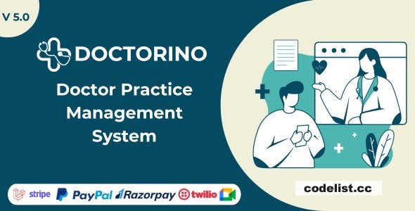 Doctorino v5.2.0 – Doctor Practice Management System Laravel