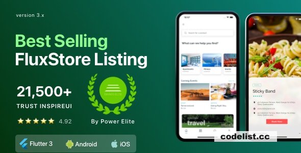 FluxStore Listing v4.0 – The Best Directory WooCommerce app by Flutter