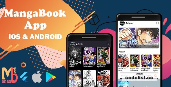 MangaBook v1.6.0 – Flutter Manga App with Admin Panel