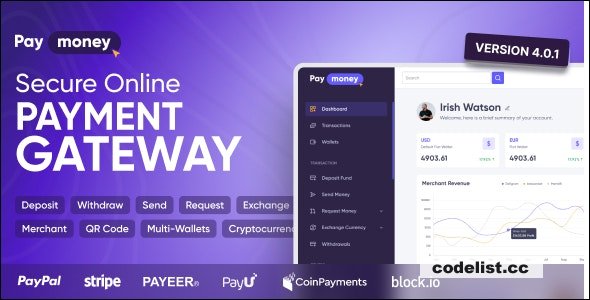 PayMoney v4.1.1 – Secure Online Payment Gateway – nulled