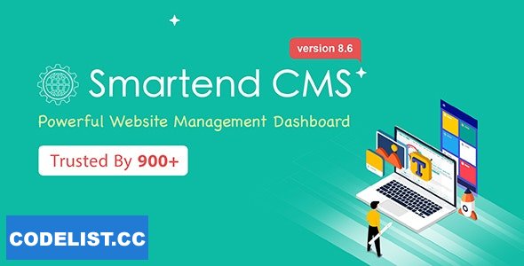 SmartEnd CMS v10.0.3 – Laravel Admin Dashboard with Frontend and Restful API – nulled
