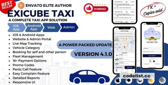 Exicube Taxi App v4.1.0