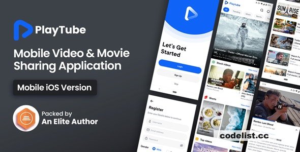 PlayTube IOS v1.8 – Sharing Video Script Mobile IOS Native Application